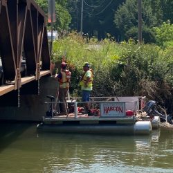 Small Pontoon in Action