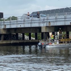 Large Pontoon in Action